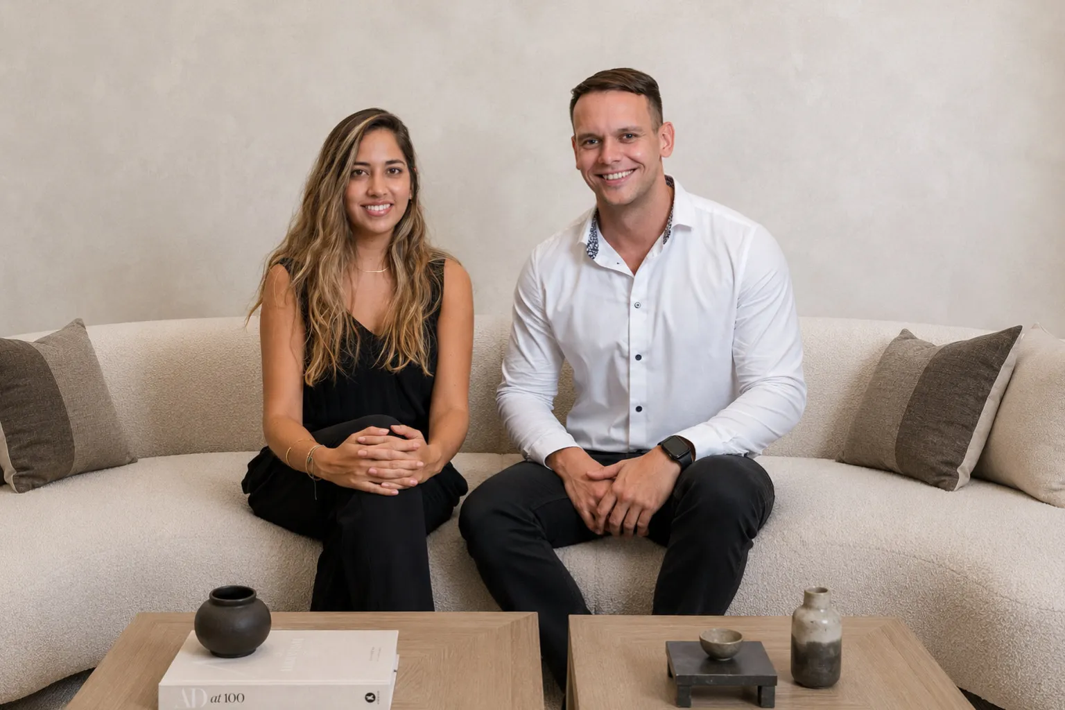Serge Zhevelyuk and Constanza Hinojosa portrait